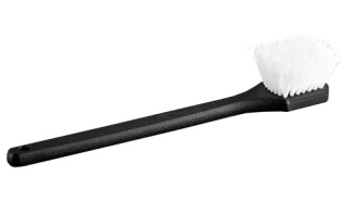 Brosse utilitaire 20'' noir avec brins blancs rigides